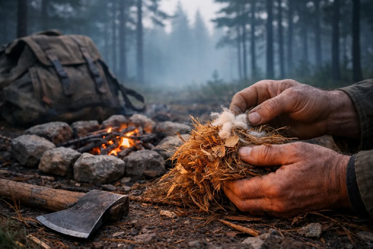 Best Tinder Materials Found in the Wild for Reliable Fire Starting